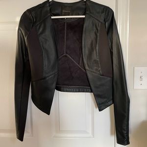 Dynamite Faux Leather blazer